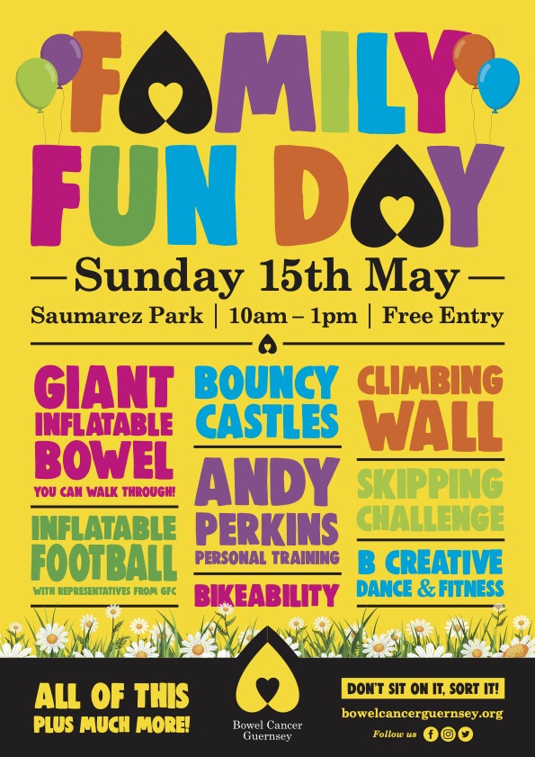 Families encouraged to get active at Bowel Cancer Guernsey fun day